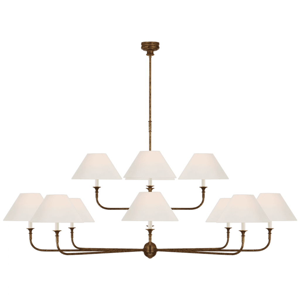 Piaf Oversized Two Tier Chandelier