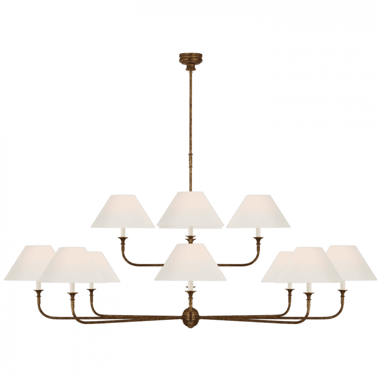 Piaf Oversized Two Tier Chandelier