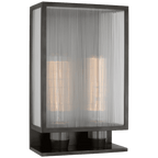 York 16" Double Box Outdoor Sconce
