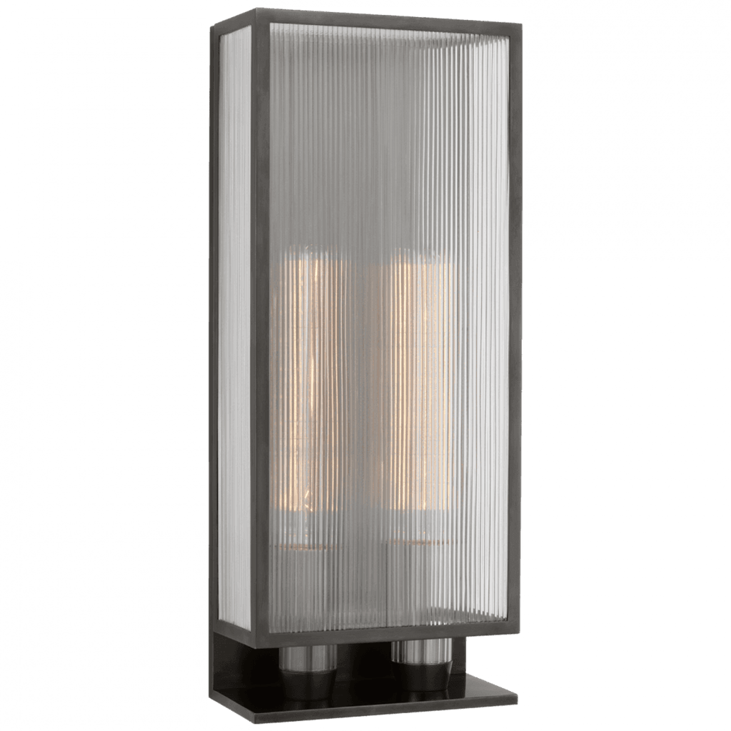 York 16" Double Box Outdoor Sconce