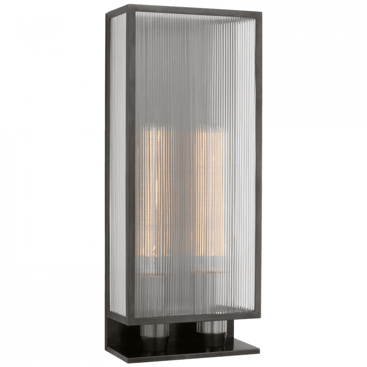 York 16" Double Box Outdoor Sconce