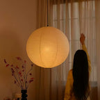 Washi Paper Round Series Pendant Lamp