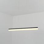 Aluminum Acrylic Kitchen Island Pendant Lights Elongated Linear Pendant Lighting