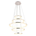 Adjustable Contemporary Chandelier Light Mid-century Chandeliers with 5 Tiered LED Lights