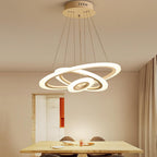 Adjustable 3 Circles LED Modern Pendant Lighting Chandelier