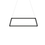 Royyo Pendant, 7-Light, Linear, LED, Silver, Silver Canopy, 44"W (RYP-L7-SW-SIL 407UEKY)