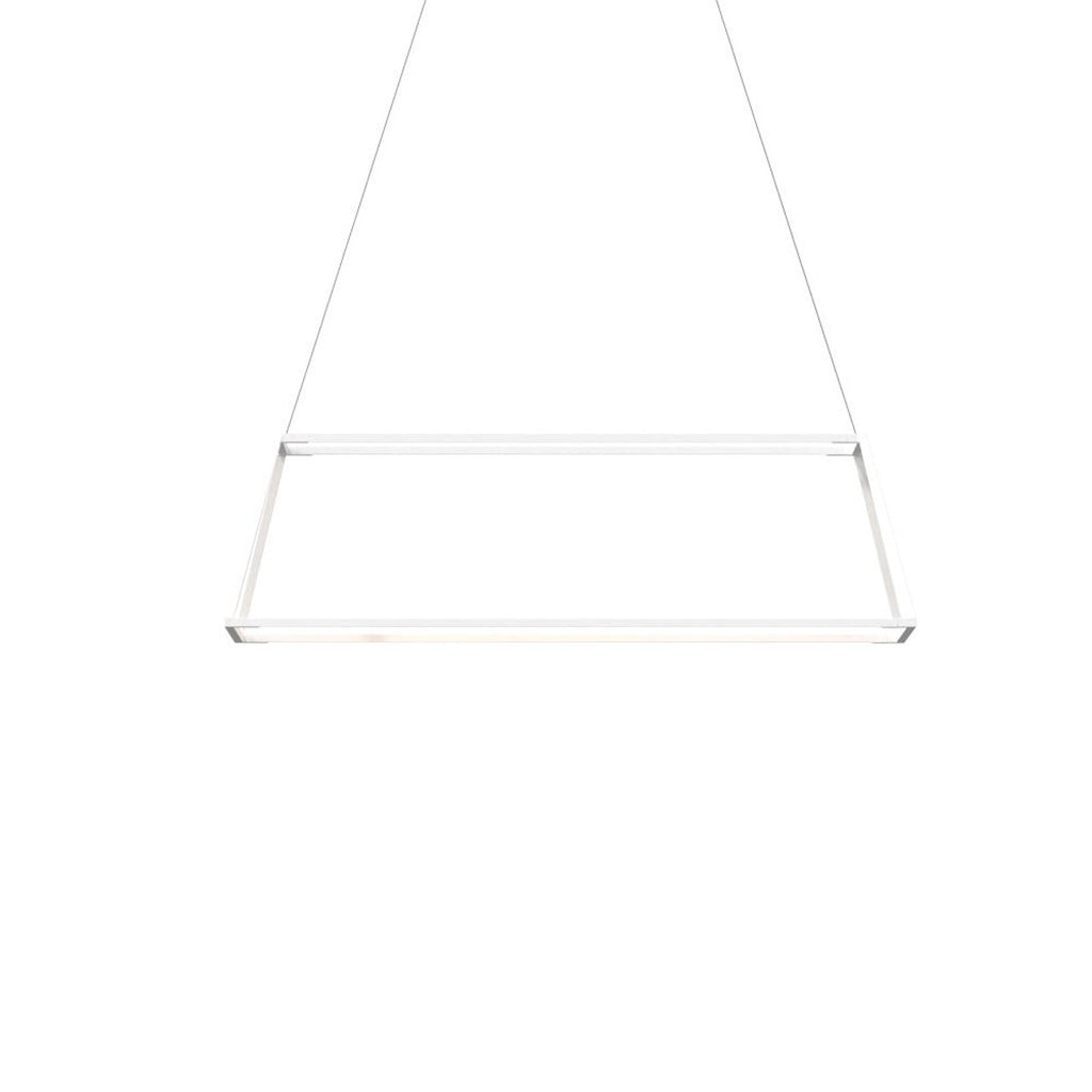 Royyo Pendant, 7-Light, Linear, LED, Silver, Silver Canopy, 44"W (RYP-L7-SW-SIL 407UEKY)