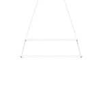 Royyo Pendant, 7-Light, Linear, LED, Silver, Silver Canopy, 44"W (RYP-L7-SW-SIL 407UEKY)